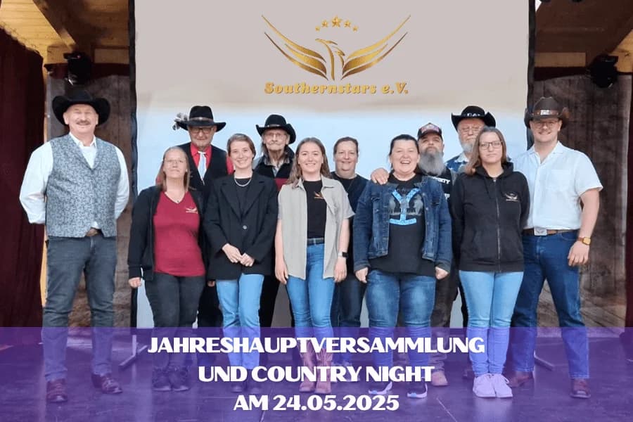 JHV und Country Night am 24.05.2025