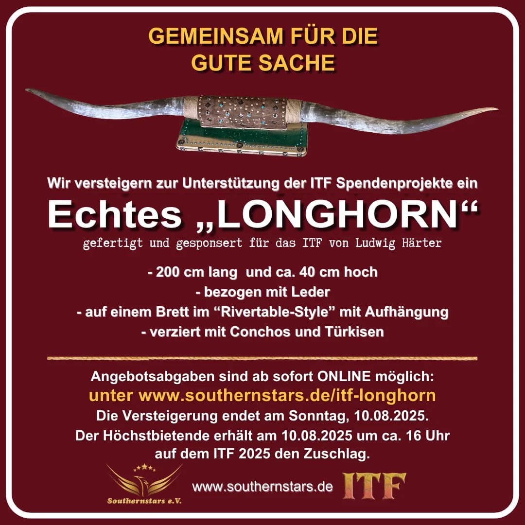 Versteigerung Longhorn 2025