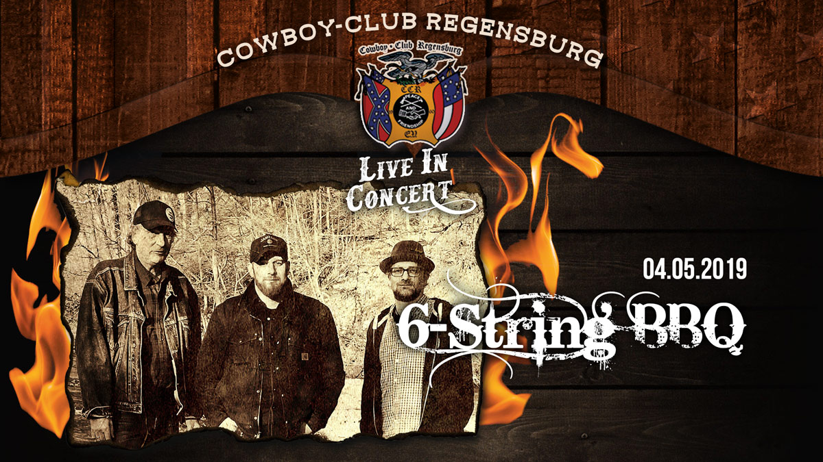 6 String BBQ - Live bei uns im Saloon!